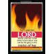 WALL OF FIRE ROUND ABOUT YOU   Bible Verses Poster   (GWASCEND186)   