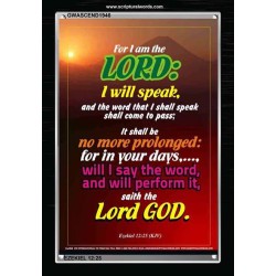 WILL PERFORM IT   Scripture Wall Art   (GWASCEND1946)   "25x33"