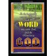 THE WORD WAS GOD   Inspirational Wall Art Wooden Frame   (GWASCEND252)   