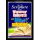 WHOSOEVER BELIEVETH   Acrylic Glass Frame Scripture Art   (GWASCEND3297)   