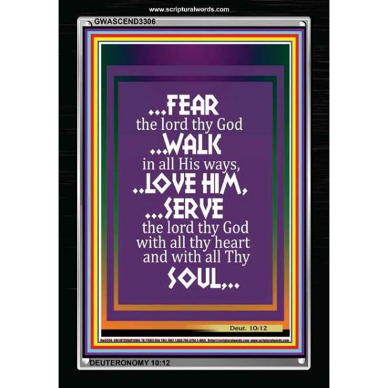 WALK IN ALL HIS WAYS   Scripture Art Prints   (GWASCEND3306)   