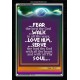 WITH ALL THY HEART   Scriptural Portrait Acrylic Glass Frame   (GWASCEND3306B)   