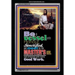 A VESSEL UNTO HONOUR   Bible Verses Poster   (GWASCEND3310)   