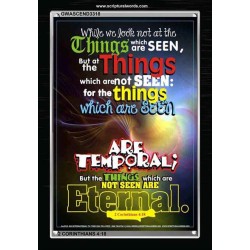 THINGS WHICH ARE SEEN ARE TEMPORAL   Scripture Art Prints   (GWASCEND3318)   