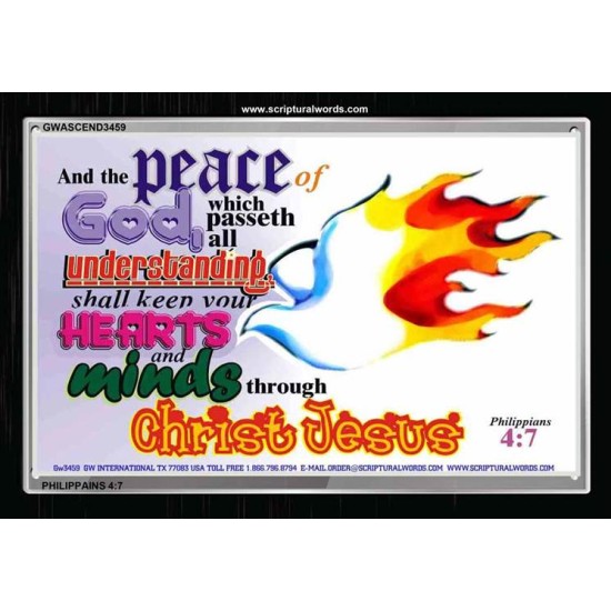 THE PEACE OF GOD   Framed Office Wall Decoration   (GWASCEND3459)   