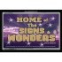 SIGNS AND WONDERS   Framed Bible Verse   (GWASCEND3536)   "33x25"