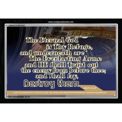 THE ETERNAL GOD   Framed Bible Verses   (GWASCEND3541)   