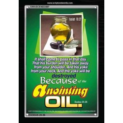 ANOINTING OIL   Bible Verse Acrylic Glass Frame   (GWASCEND3597)   