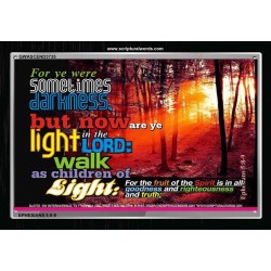 YE ARE LIGHT   Bible Verse Frame for Home   (GWASCEND3735)   