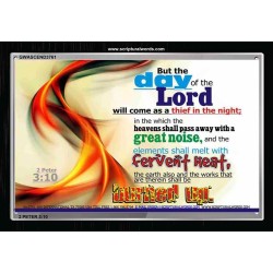 THE DAY OF THE LORD   Framed Bible Verses Online   (GWASCEND3761)   