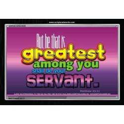THE GREATEST   Framed Bible Verse   (GWASCEND3839)   