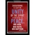 UNITY OF THE SPIRIT   Acrylic Glass Frame Scripture Art   (GWASCEND3995)   "25x33"