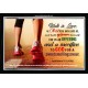 WALK IN LOVE   Christian Paintings Acrylic Glass Frame   (GWASCEND4034)   