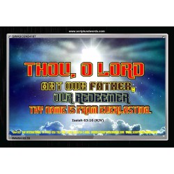 THOU O LORD   Encouraging Bible Verses Framed   (GWASCEND4187)   