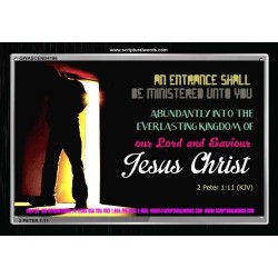 THE EVERLASTING KINGDOM   Inspirational Bible Verses Framed   (GWASCEND4196)   