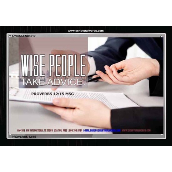 WISE PEOPLE   Bible Verses Frame Online   (GWASCEND4319)   