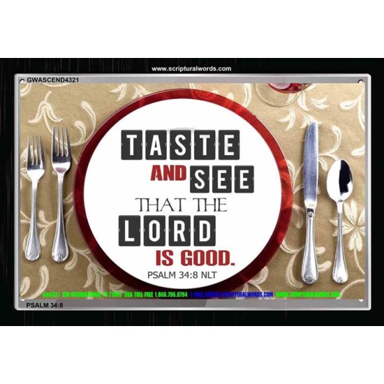 THE LORD IS GOOD   Framed for Home Online   (GWASCEND4321)   