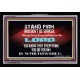 STAND FIRM   Large Frame Scripture Wall Art   (GWASCEND4327)   