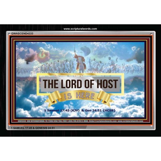 THE LORD OF HOSTS   Scriptures Wall Art   (GWASCEND4333)   