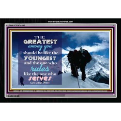 THE GREATEST   Frame Bible Verse Art    (GWASCEND4341)   