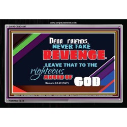 VENGEANCE BELONGS TO GOD   Frame Scriptures Dcor   (GWASCEND4347)   