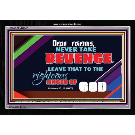 VENGEANCE BELONGS TO GOD   Frame Scriptures Dcor   (GWASCEND4347)   