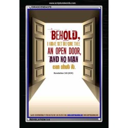 AN OPEN DOOR   Christian Quotes Framed   (GWASCEND4378)   