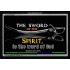 SWORD OF THE SPIRIT   Custom Christian Wall Art   (GWASCEND4385)   "33x25"