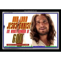 THE WHOLE ARMOUR OF GOD   Custom Christian Artwork Framed   (GWASCEND4386)   