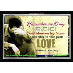 SHOW ME MERCY   Inspirational Bible Verses Framed   (GWASCEND4424)   