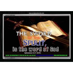 SWORD OF THE SPIRIT   Bible Verses Frames Online   (GWASCEND4463)   