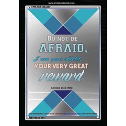 VERY GREAT REWARD   Encouraging Bible Verses Framed   (GWASCEND4627)   "25x33"