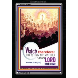 WATCH THEREFORE   Bible Verse Wall Art Frame   (GWASCEND4665)   "25x33"