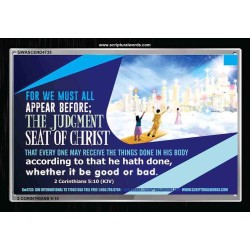 THE JUDGEMENT SEAT    Contemporary Christian Poster   (GWASCEND4735)   