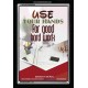 USE YOUR HANDS FOR GOOD HARD WORK   Bible Verse Wall Art Frame   (GWASCEND5059)   