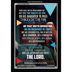 ABOMINATION UNTO THE LORD   Scriptures Wall Art   (GWASCEND5190)   