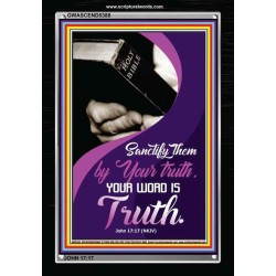 YOUR WORD IS TRUTH   Bible Verses Framed for Home   (GWASCEND5388)   "25x33"