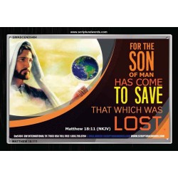 TO SAVE THE LOST   Bible Verses Poster   (GWASCEND5404)   