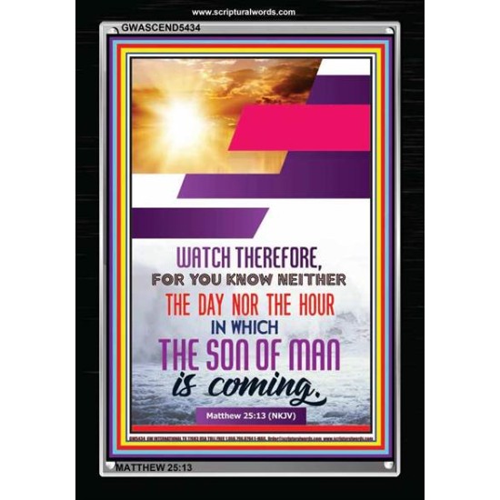 WATCH THEREFORE   Christian Framed Wall Art   (GWASCEND5434)   