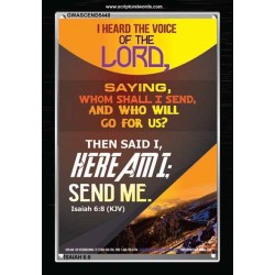 THE VOICE OF THE LORD   Scripture Wooden Frame   (GWASCEND5440)   