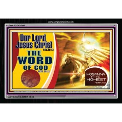 THE WORD OF GOD   Framed Hallway Wall Decoration   (GWASCEND5496)   