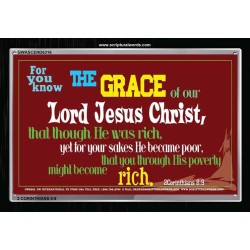 THE GRACE OF THE LORD JESUS   Large Frame   (GWASCEND6316)   