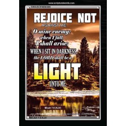 A LIGHT   Scripture Art Acrylic Glass Frame   (GWASCEND6385)   