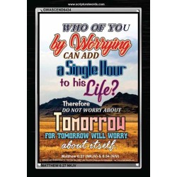 A SINGLE HOUR TO HIS LIFE   Bible Verses Frame Online   (GWASCEND6434)   "25x33"