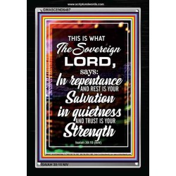THE SOVEREIGN LORD   Contemporary Christian Wall Art   (GWASCEND6487)   