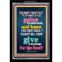 WHAT DOES IT PROFIT TO GAIN THE WHOLE WORLD   Bible Verses For the Kids Frame    (GWASCEND6511)   "25x33"