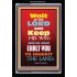 WAIT ON THE LORD   Bible Verses Wall Art Acrylic Glass Frame   (GWASCEND6535)   "25x33"