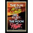 THE SUN SHALL NOT SMITE THEE   Framed Bible Verse   (GWASCEND6660)   "25x33"