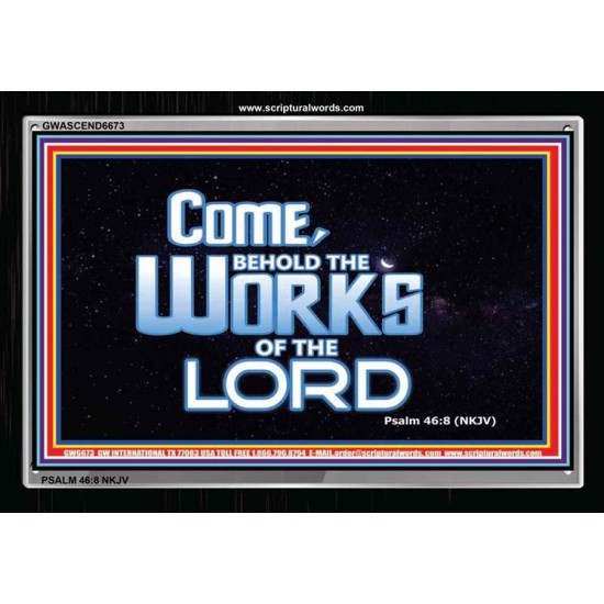 THE WORKS OF GOD   Custom Framed Bible Verse   (GWASCEND6673)   