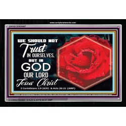 TRUST IN GOD   Framed Office Wall Decoration   (GWASCEND6687)   